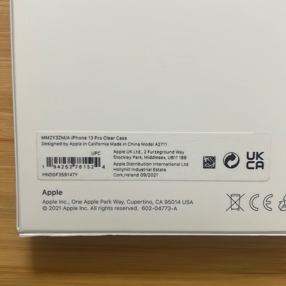 Apple iPhone 13 Pro Clear Case with MagSafe - Picture 3 of 3
